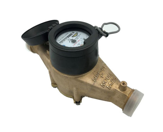 M&E MJ 1" LF Bronze - Cold Water Meter