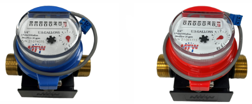 MTW MJ SHORT (4.5" Length) Poly Multi-jet - 3/4" Water Meter