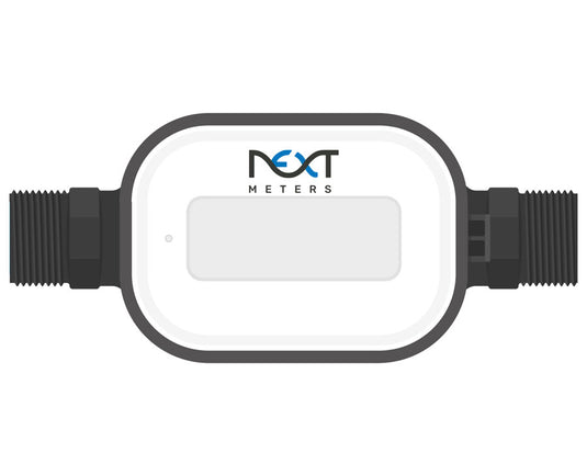 Next Meter 3/4" Polymer Ultrasonic Hot/Cold Meter w/Integrated Transceiver