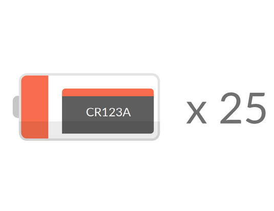 NextCentury CR123A Battery for TR201 & EN201 (Qty 25)