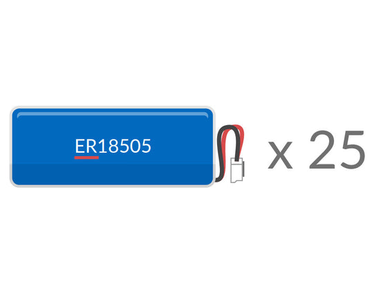 NextCentury ER18505 Battery for RR301 & RR301-TR (Qty 25)
